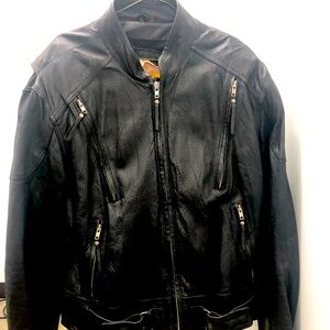 Harley Davidson Leather Jacket, Men’s Size L